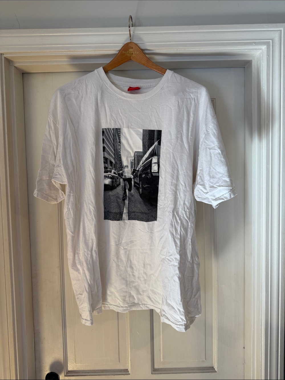White Graphic Crewneck T-Shirt